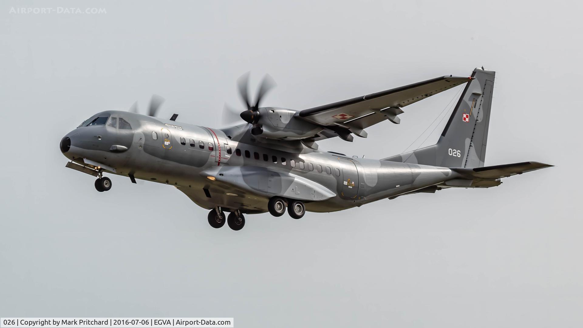 026, 2013 CASA C-295M C/N S-104, RIAT 2016