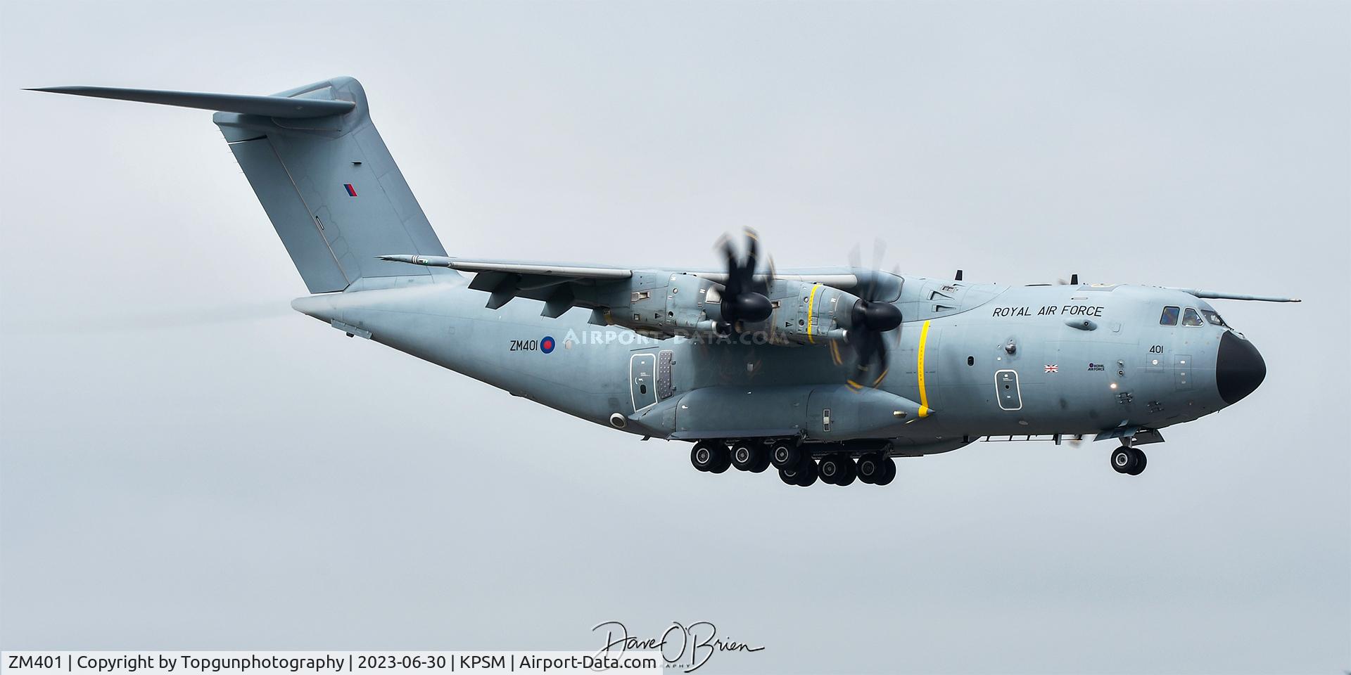 ZM401, 2014 Airbus A400M-180 Atlas C.1 C/N 016, A400M stops in for fuel and rest