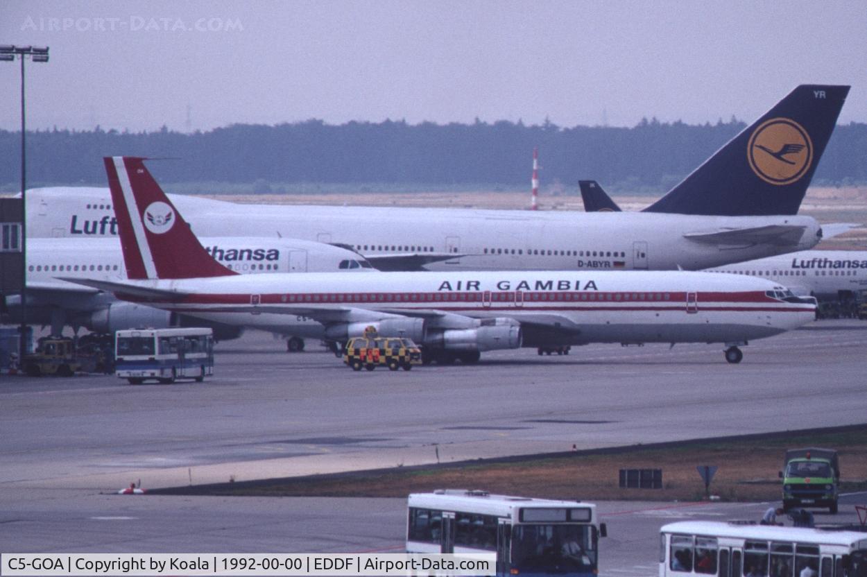 C5-GOA, 1969 Boeing 707-323B C/N 20177, Arrival at FRA.