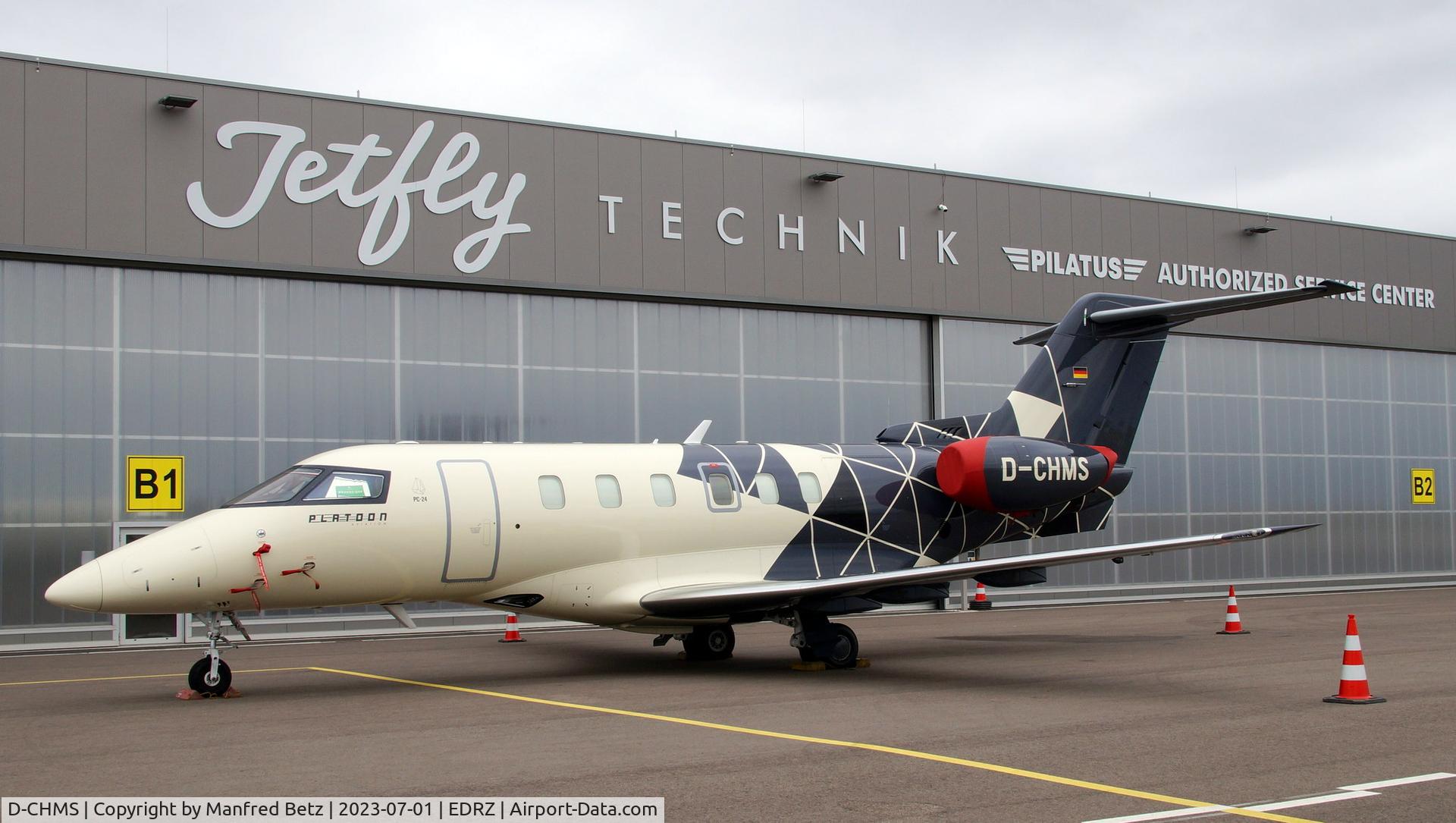 D-CHMS, 2021 Pilatus PC-24 C/N 221, Werftbesuch