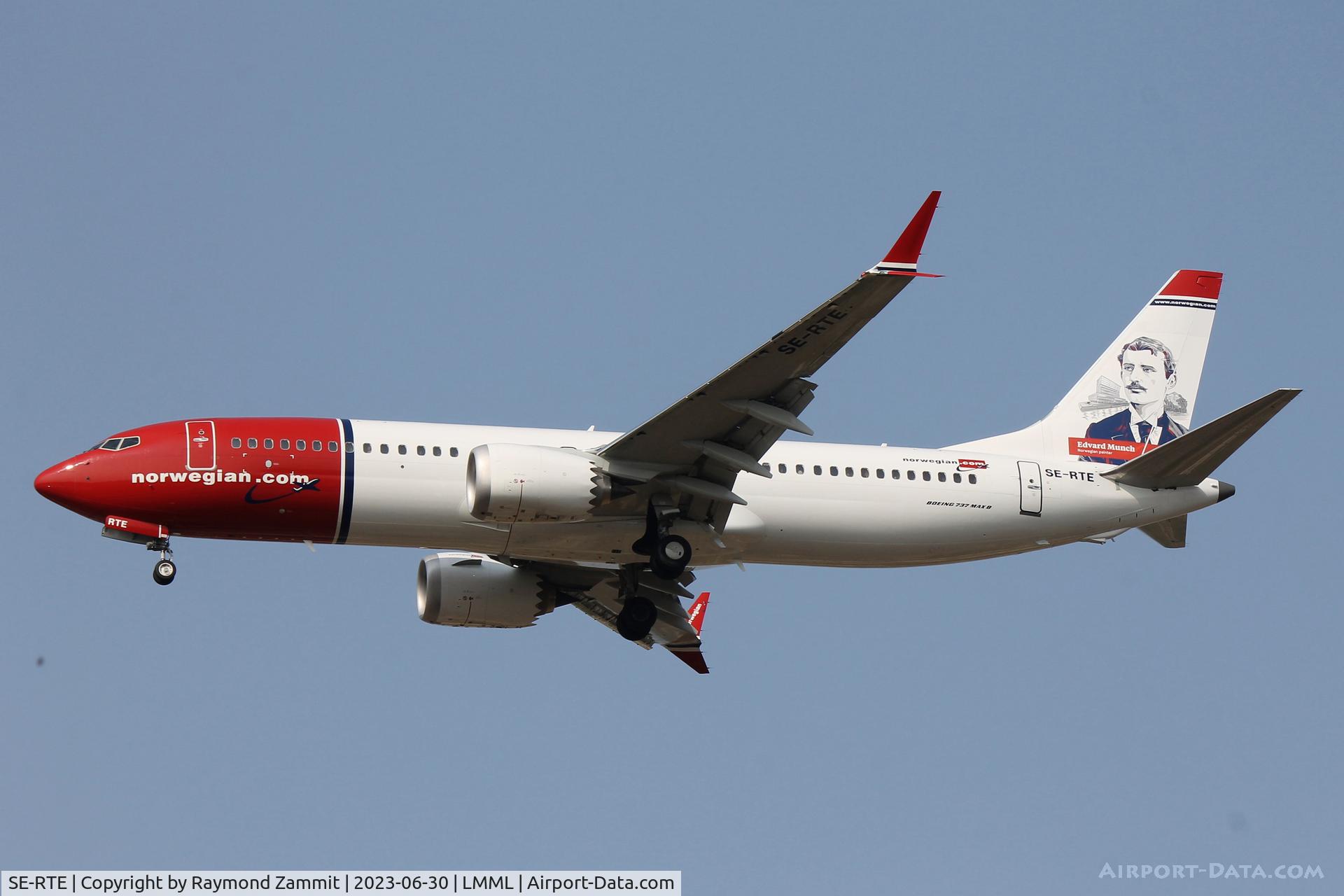 SE-RTE, 2023 Boeing 737-8 MAX C/N 43361, B737-8 MAX SE-RTE Norwegian Air Shuttle