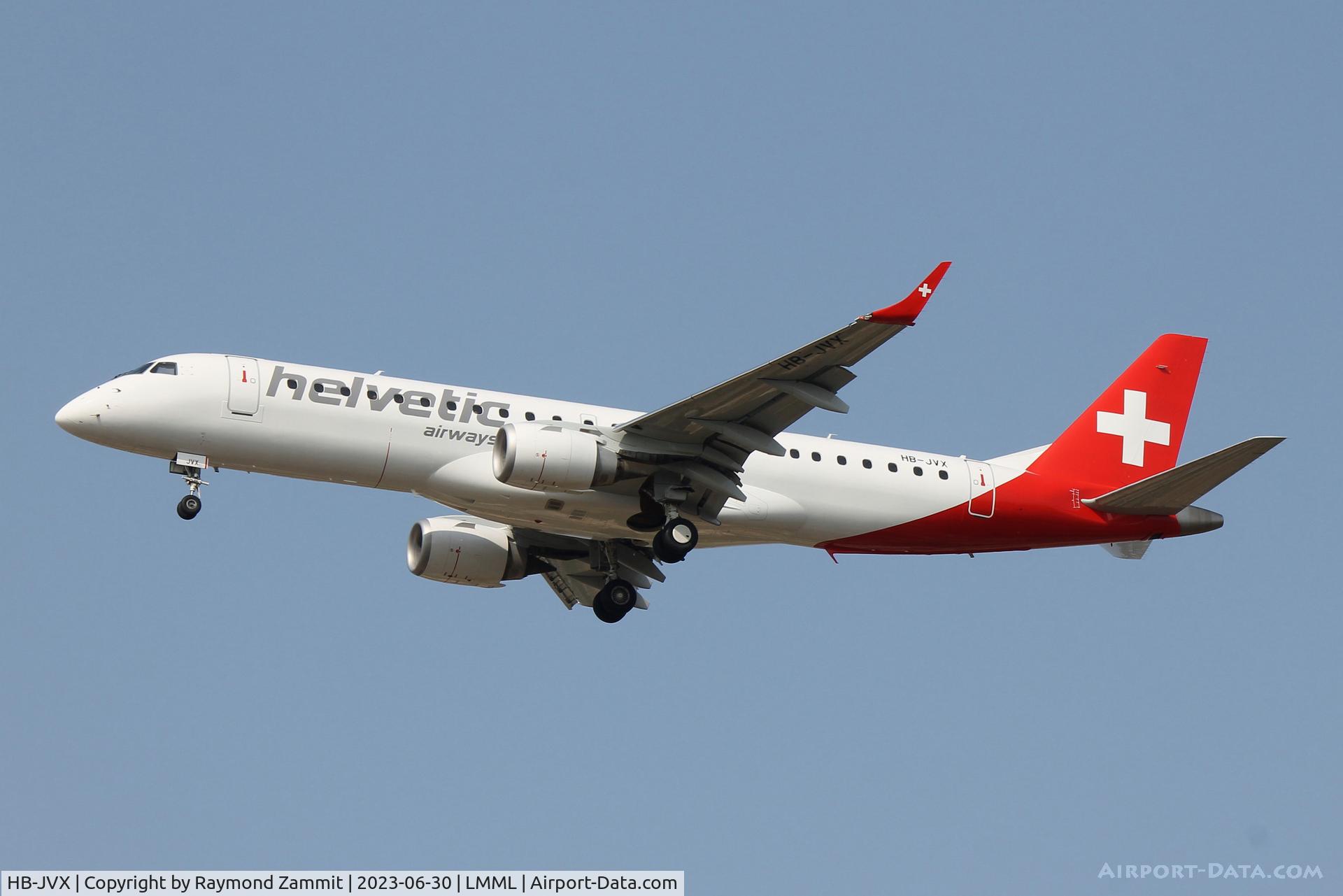 HB-JVX, 2013 Embraer 190STD (ERJ-190-100STD) C/N 19000603, Embraer 190STD HB-JVX Helvetic Airways