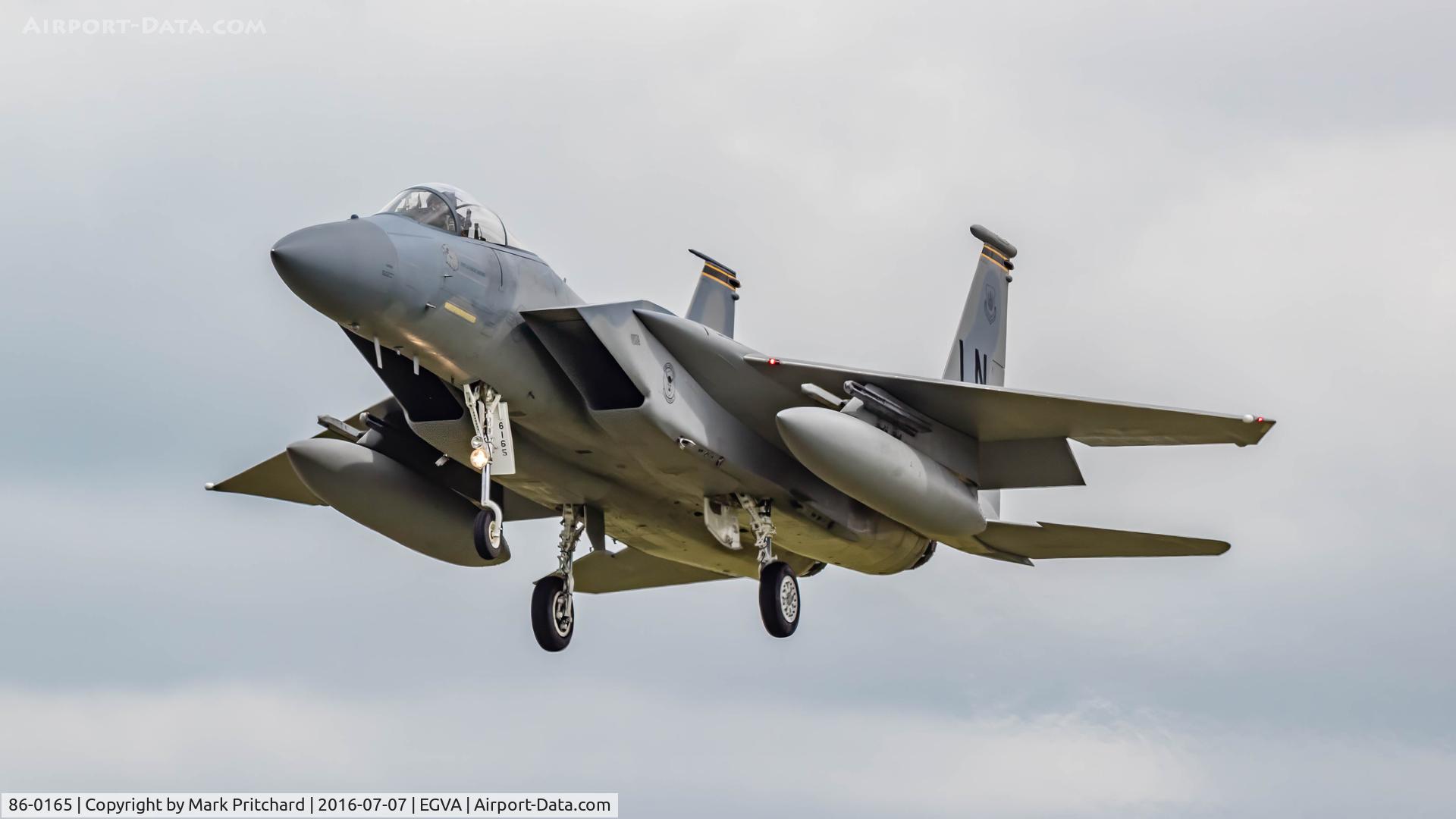 86-0165, 1986 McDonnell Douglas F-15C Eagle C/N 1013/C393, RIAT 2016
