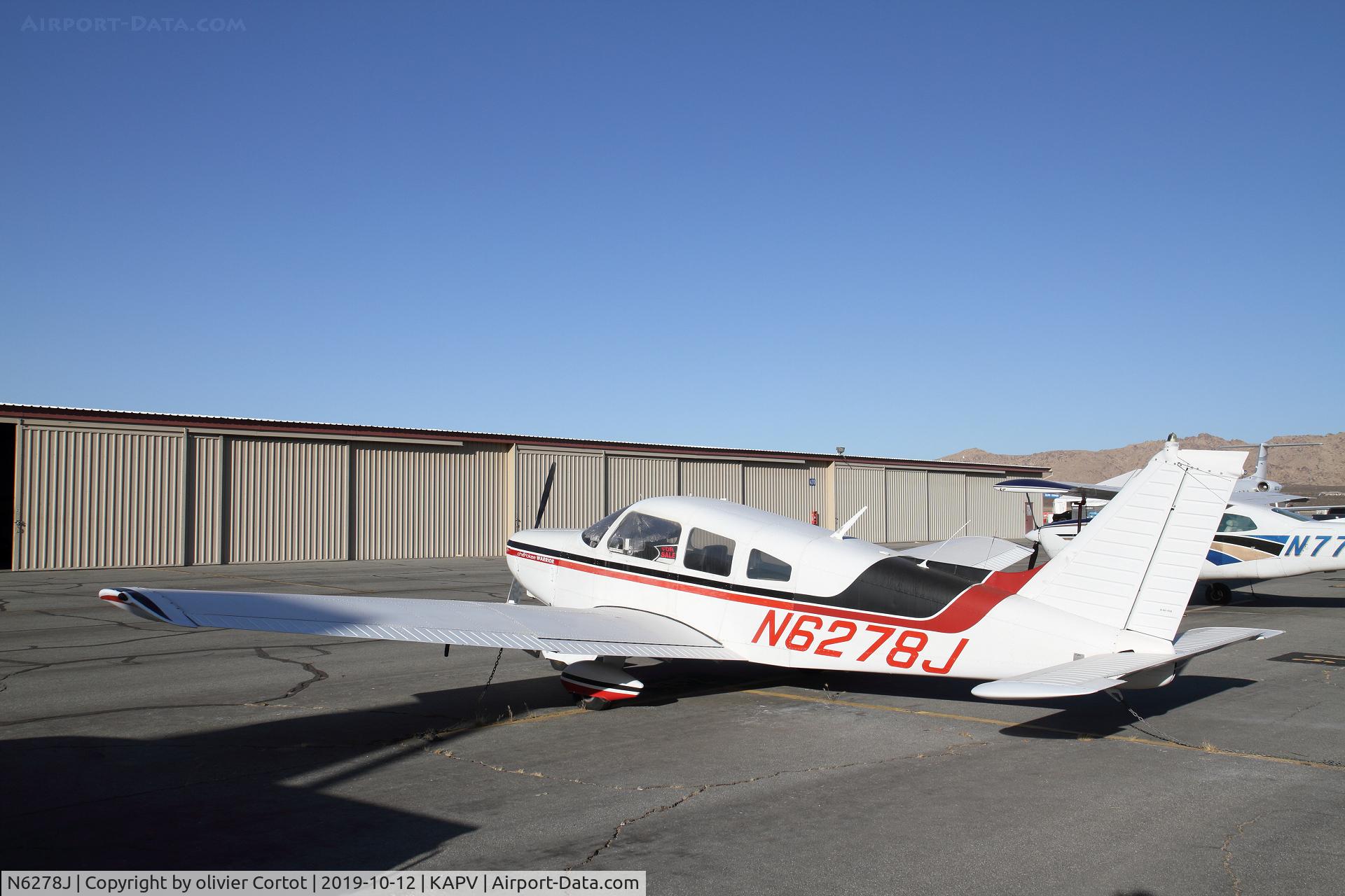 N6278J, 1976 Piper PA-28-151 C/N 28-7615354, Apple Valley airshow 2019