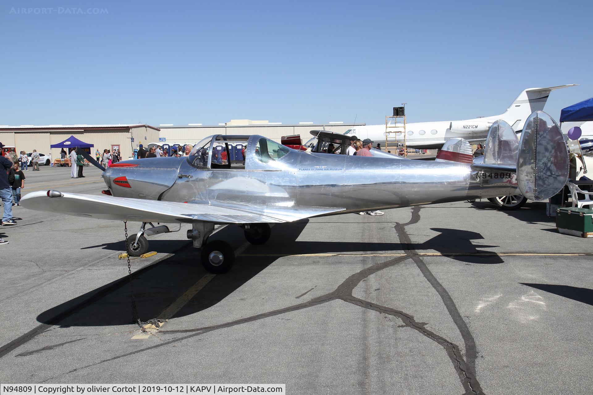 N94809, 1948 Engineering & Research 415-E C/N 4922, Apple Valley airshow 2019