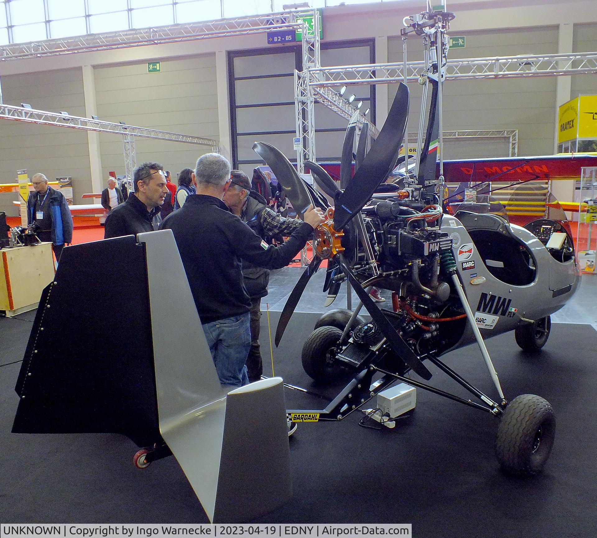 UNKNOWN, GyroFlying 360 NoMaD C/N not found_unknown, GyroFlying 360 NoMaD (minus rotor blades) at the AERO 2023, Friedrichshafen