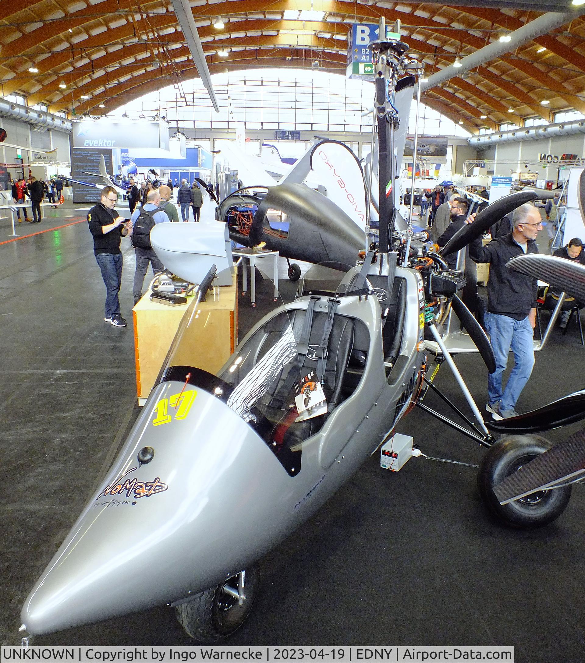 UNKNOWN, GyroFlying 360 NoMaD C/N not found_unknown, GyroFlying 360 NoMaD (minus rotor blades) at the AERO 2023, Friedrichshafen
