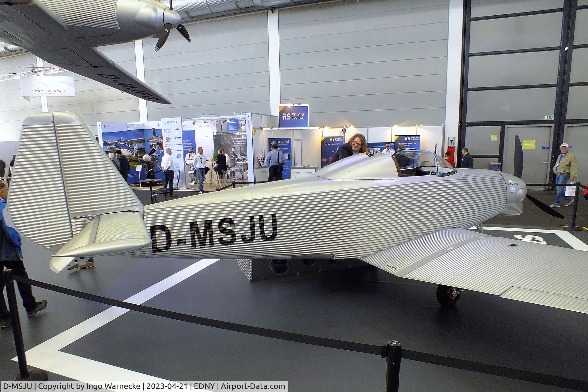 D-MSJU, Junkers Flugzeugwerke AG A60 C/N not found_D-MSJU, Junkers Flugzeugwerke AG A60 at the AERO 2023, Friedrichshafen