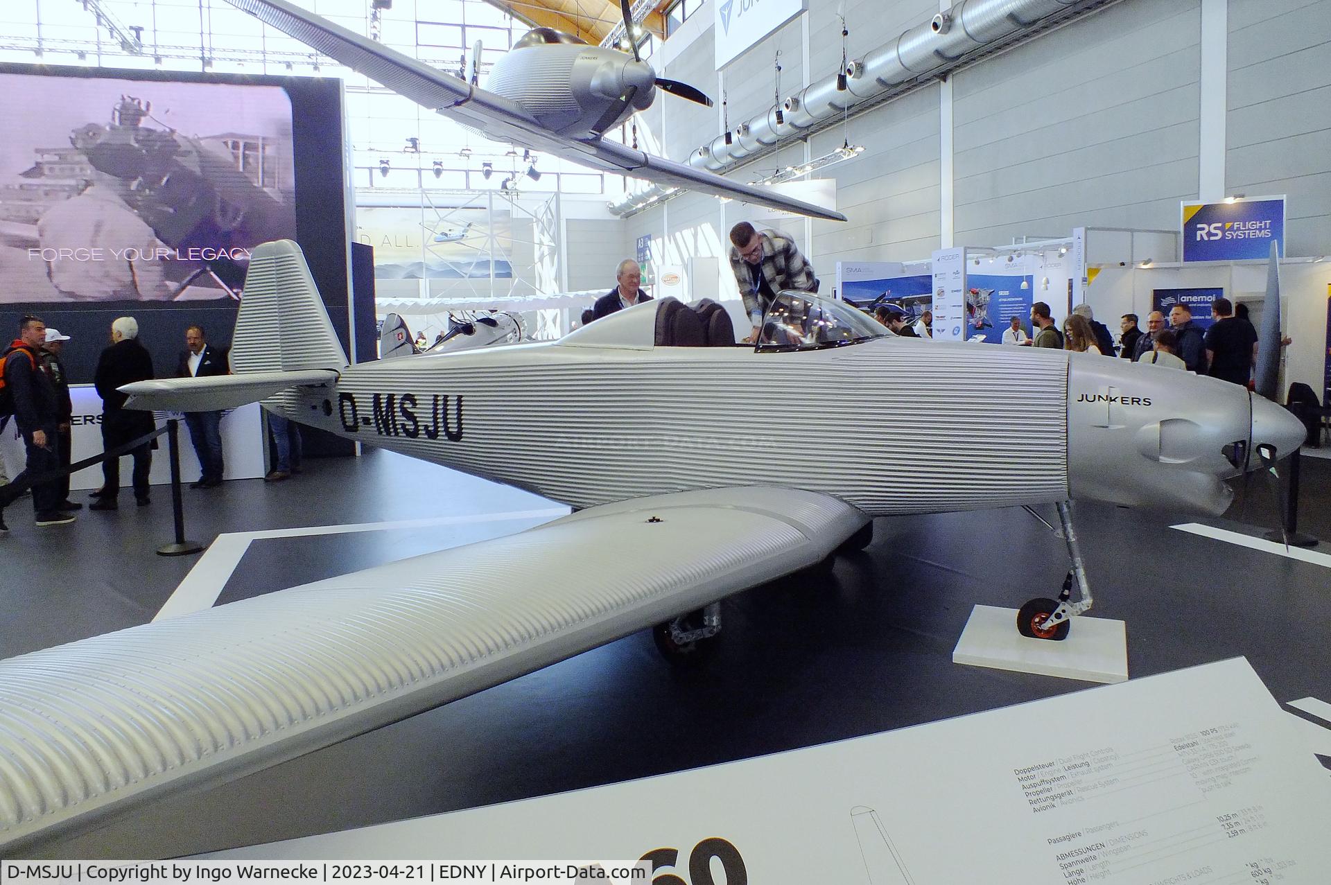 D-MSJU, Junkers Flugzeugwerke AG A60 C/N not found_D-MSJU, Junkers Flugzeugwerke A60 at the AERO 2023, Friedrichshafen