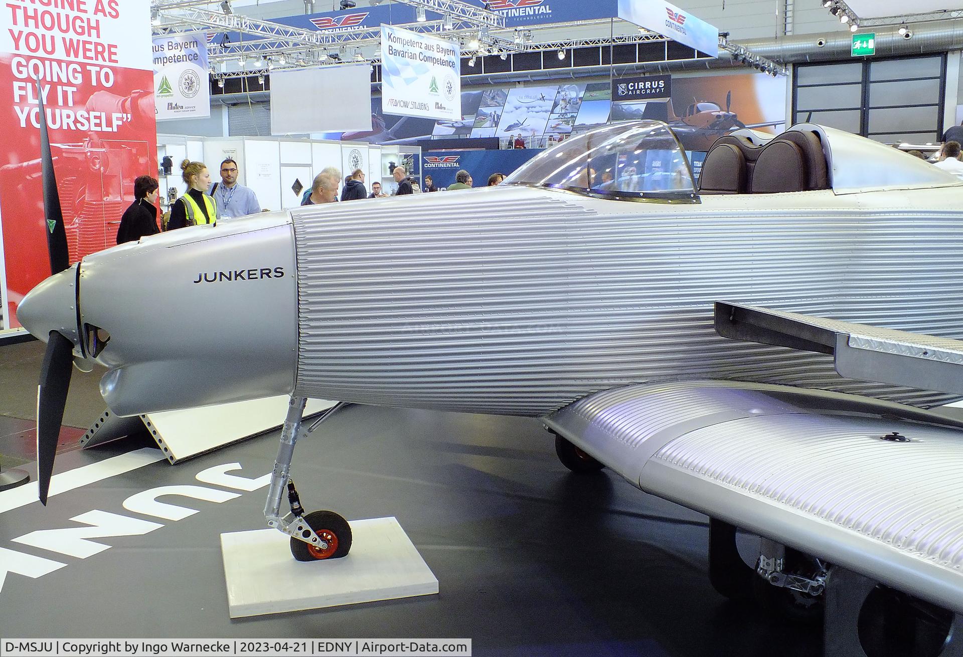 D-MSJU, Junkers Flugzeugwerke AG A60 C/N not found_D-MSJU, Junkers Flugzeugwerke A60 at the AERO 2023, Friedrichshafen