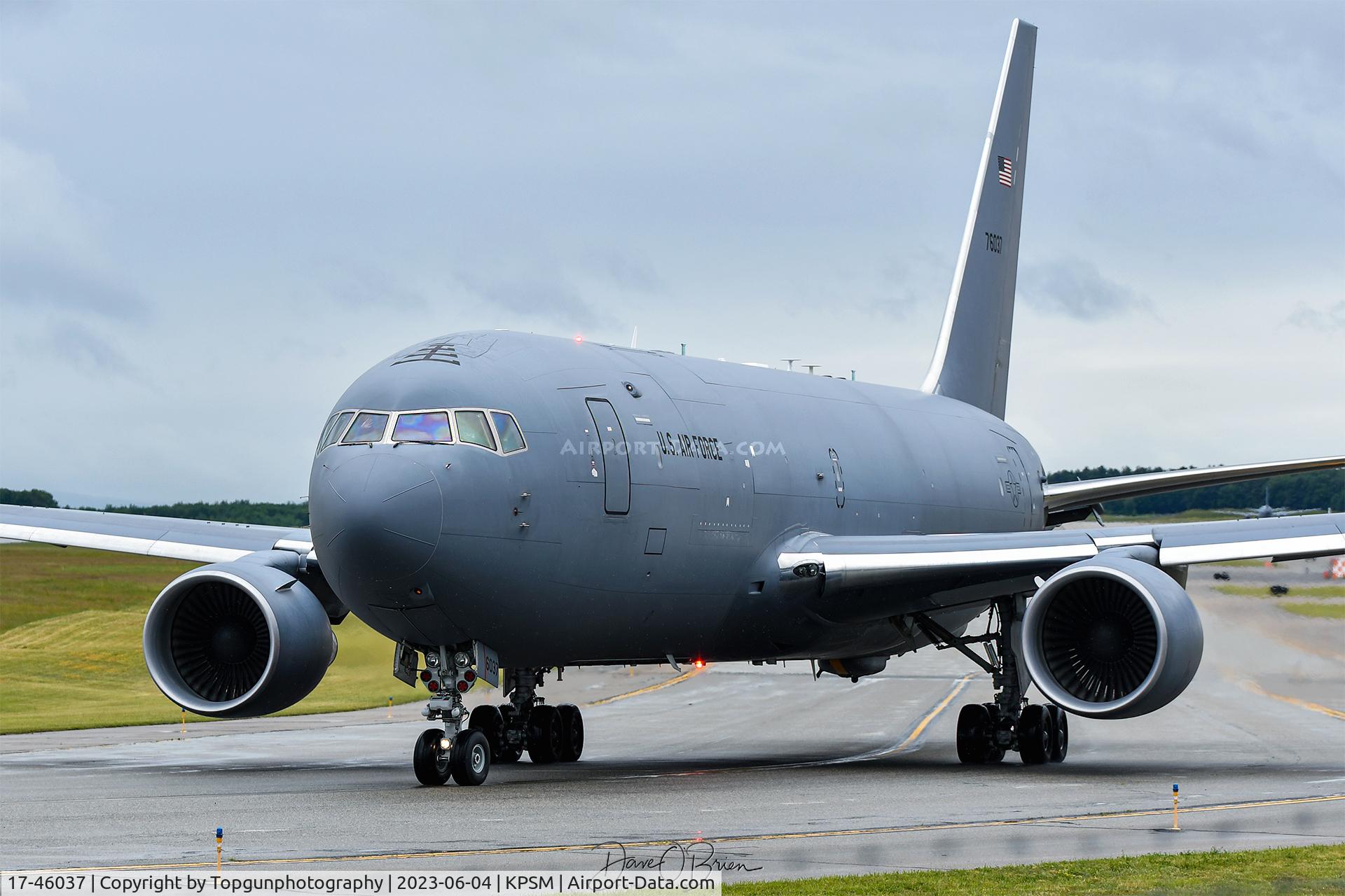 17-46037, 2017 Boeing KC-46A Pegasus C/N 41984, quick gas and go for REACH784