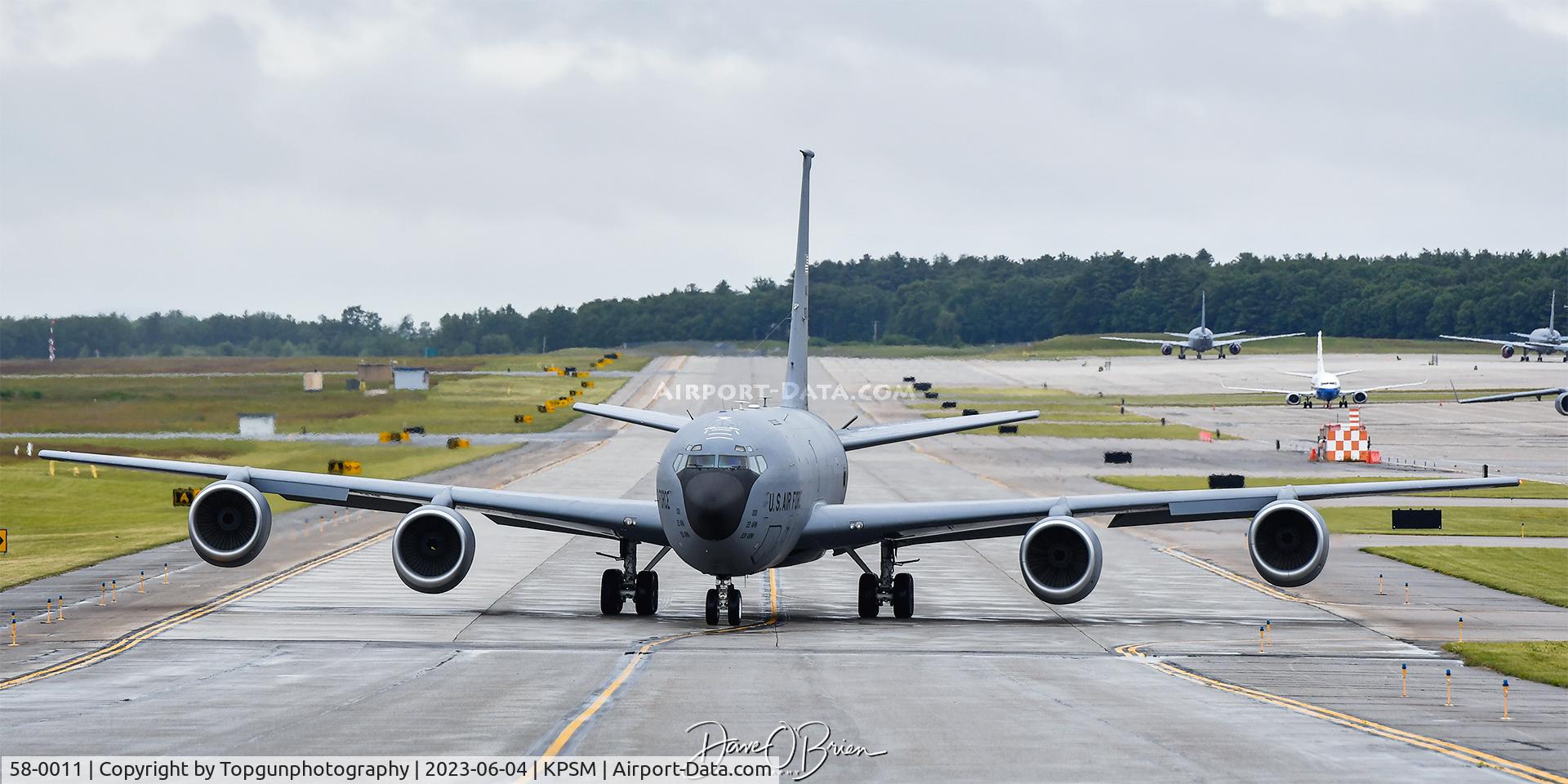 58-0011, 1959 Boeing KC-135R Stratotanker C/N 17756/T0226, REACH866 cleared customs and heading home