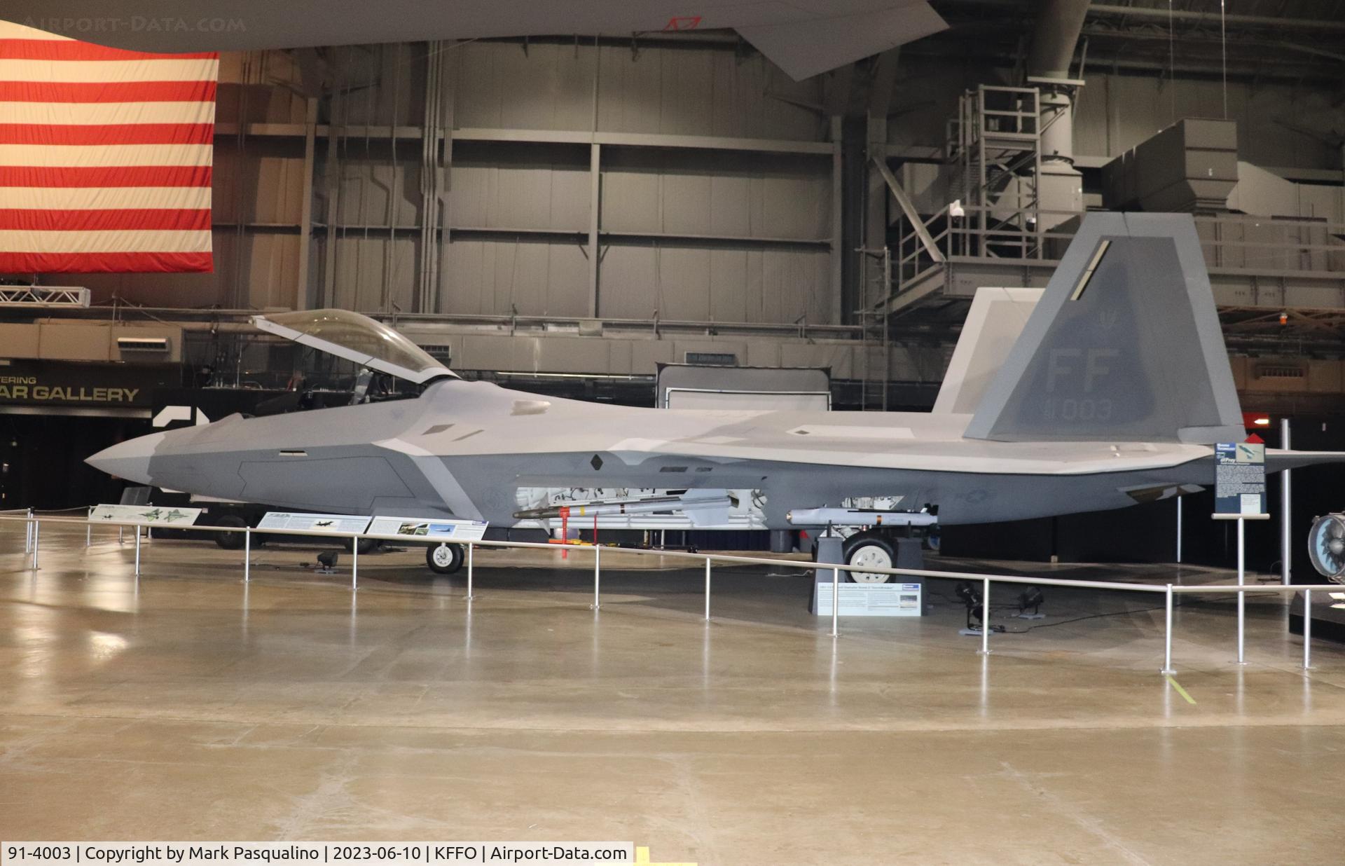 91-4003, 1992 Lockheed Martin F-22A Raptor C/N 4003, Lockheed Martin F-22a Raptor
