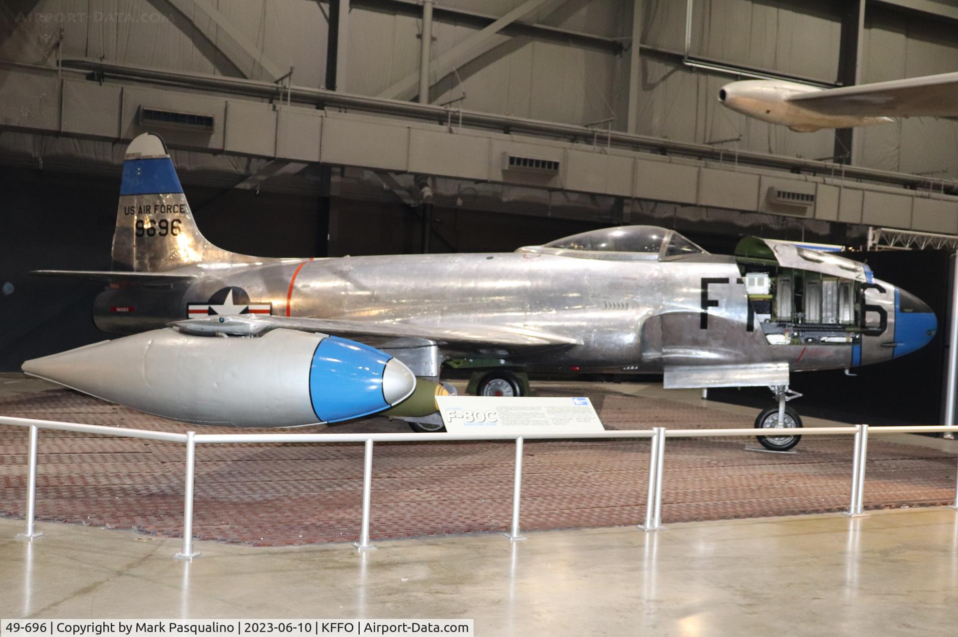 49-696, 1949 Lockheed F-80C-10-LO Shooting Star C/N 080-2340, Lockheed F-80C-10-LO