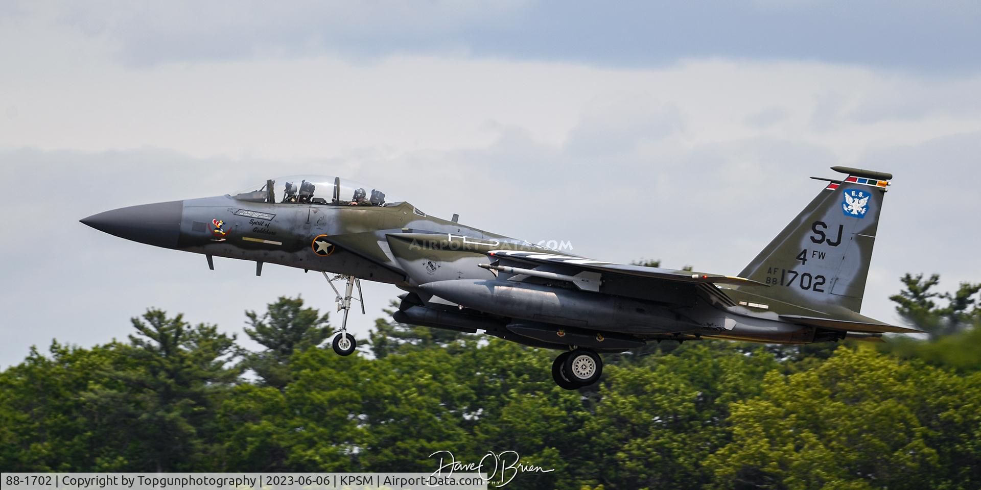 88-1702, McDonnell Douglas F-15E Strike Eagle Strike Eagle C/N 1111, D-Day painted Strike Eagle