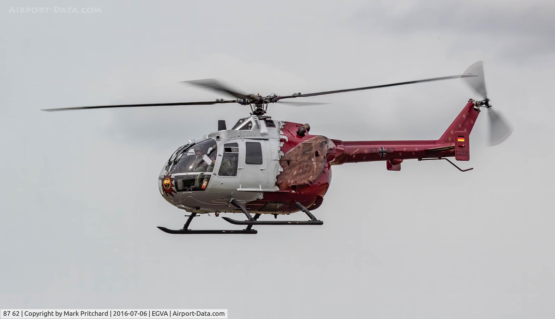 87 62, MBB Bo.105P1M C/N 6162, RIAT 2016