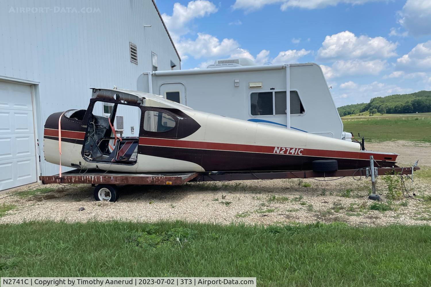 N2741C, 1954 Cessna 170B C/N 26285, 1954 Cessna 170B, c/n: 26285.  Please put me back together again.