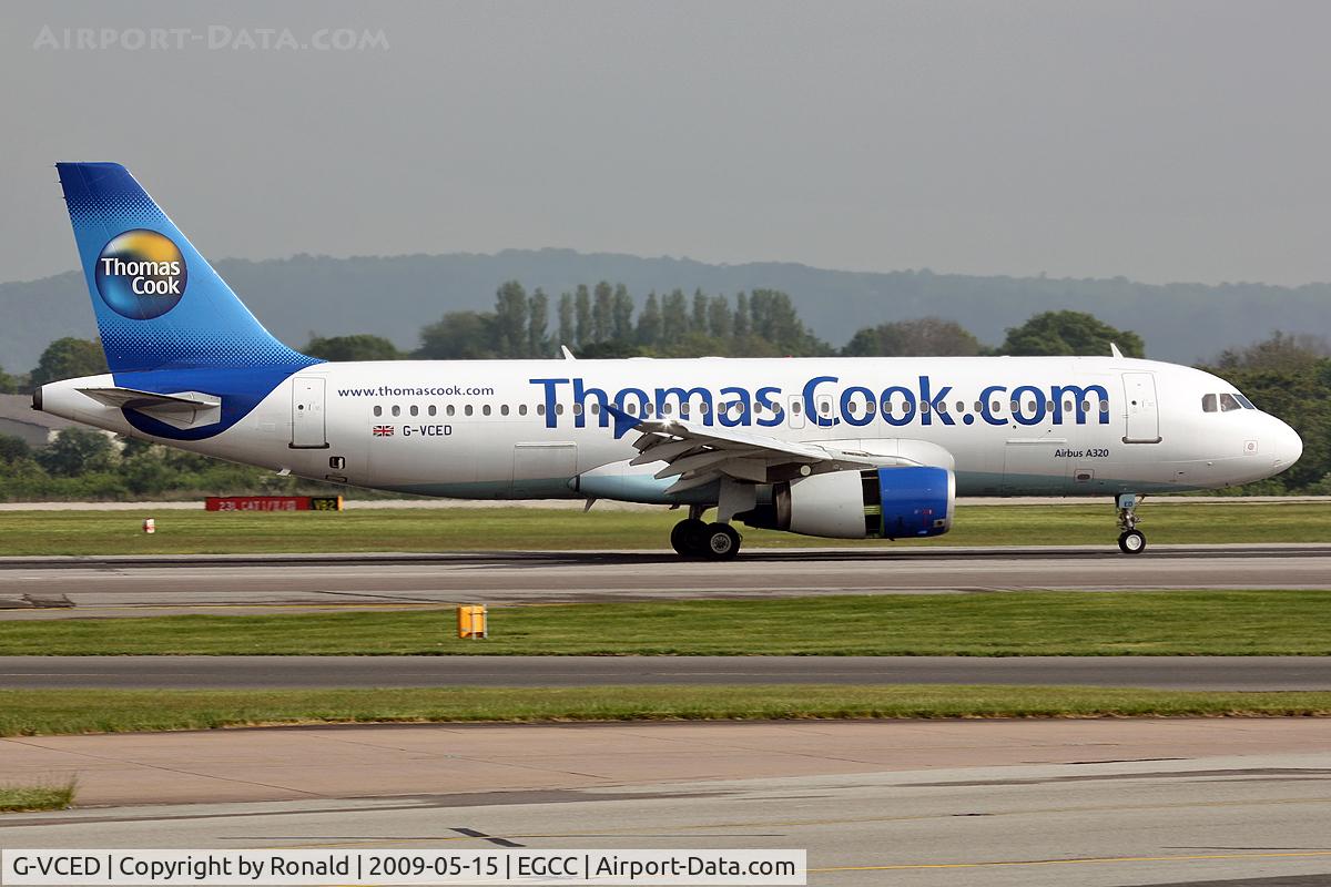 G-VCED, 1991 Airbus A320-231 C/N 193, at man