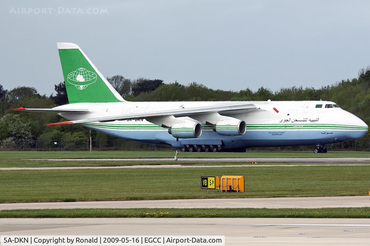 5A-DKN, 1994 Antonov An-124-100 Ruslan C/N 19530502762, at man
