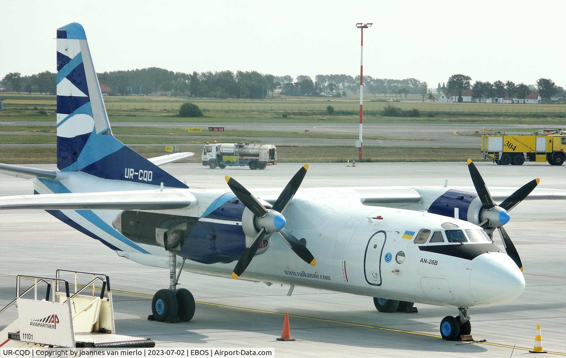 UR-CQD, 1980 Antonov An-26B C/N 10101, Ostend