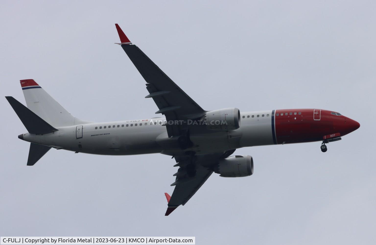 C-FULJ, 2022 Boeing 737-8 MAX C/N 42847, Lynx 737-8 MAX zx YYZ-MCO