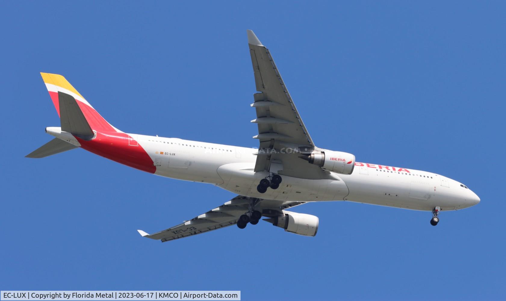 EC-LUX, 2013 Airbus A330-302 C/N 1405, IBE A333 zx diversion due to storms at MIA landing at MCO