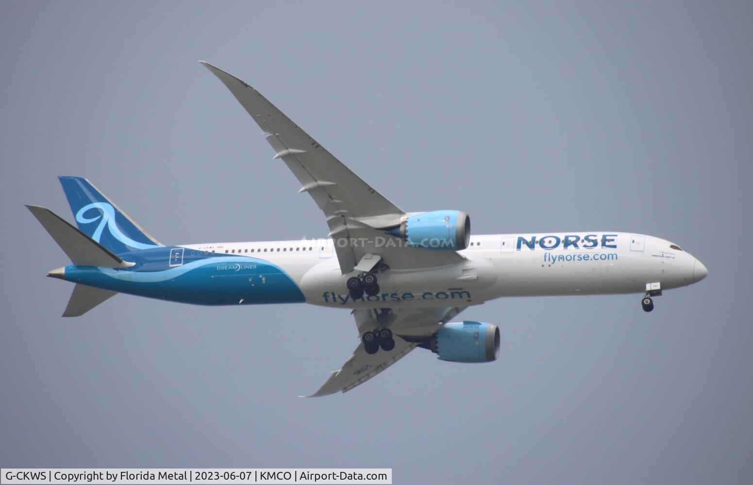 G-CKWS, 2018 Boeing 787-9 Dreamliner C/N 63319, Norse 789 zx MCO 17R