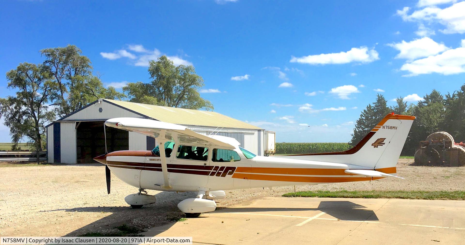 N758MV, 1979 Cessna R172K Hawk XP C/N R1723213, 758MV at home
