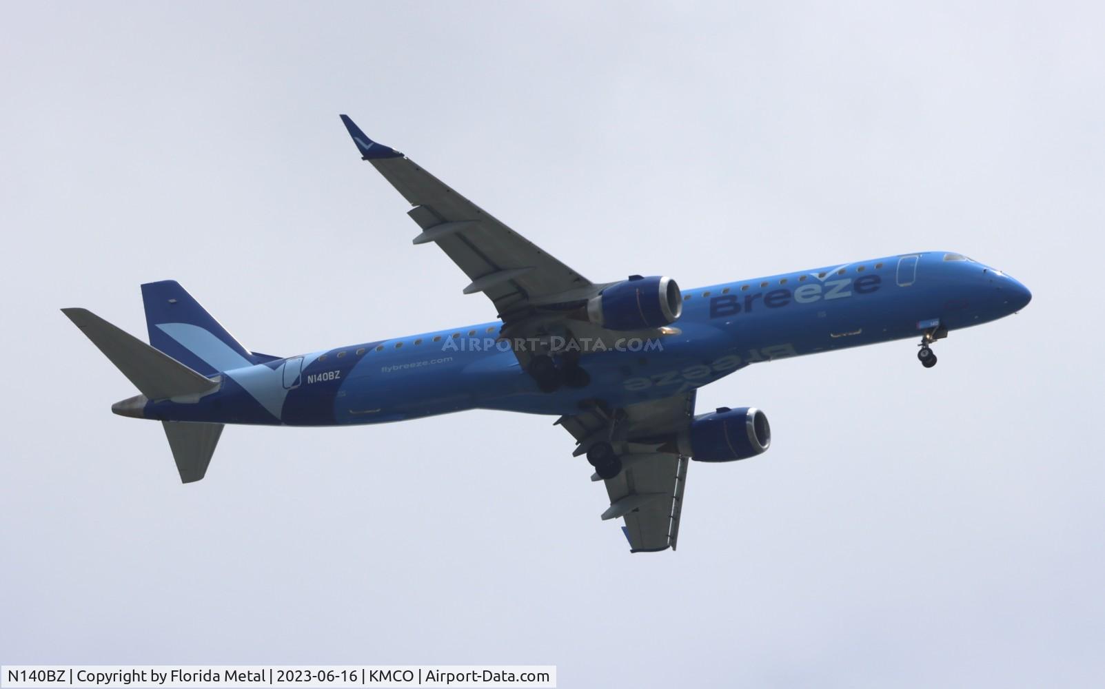 N140BZ, 2009 Embraer ERJ 190-200LR (ERJ-195) C/N 19000245, MXY E195 zx