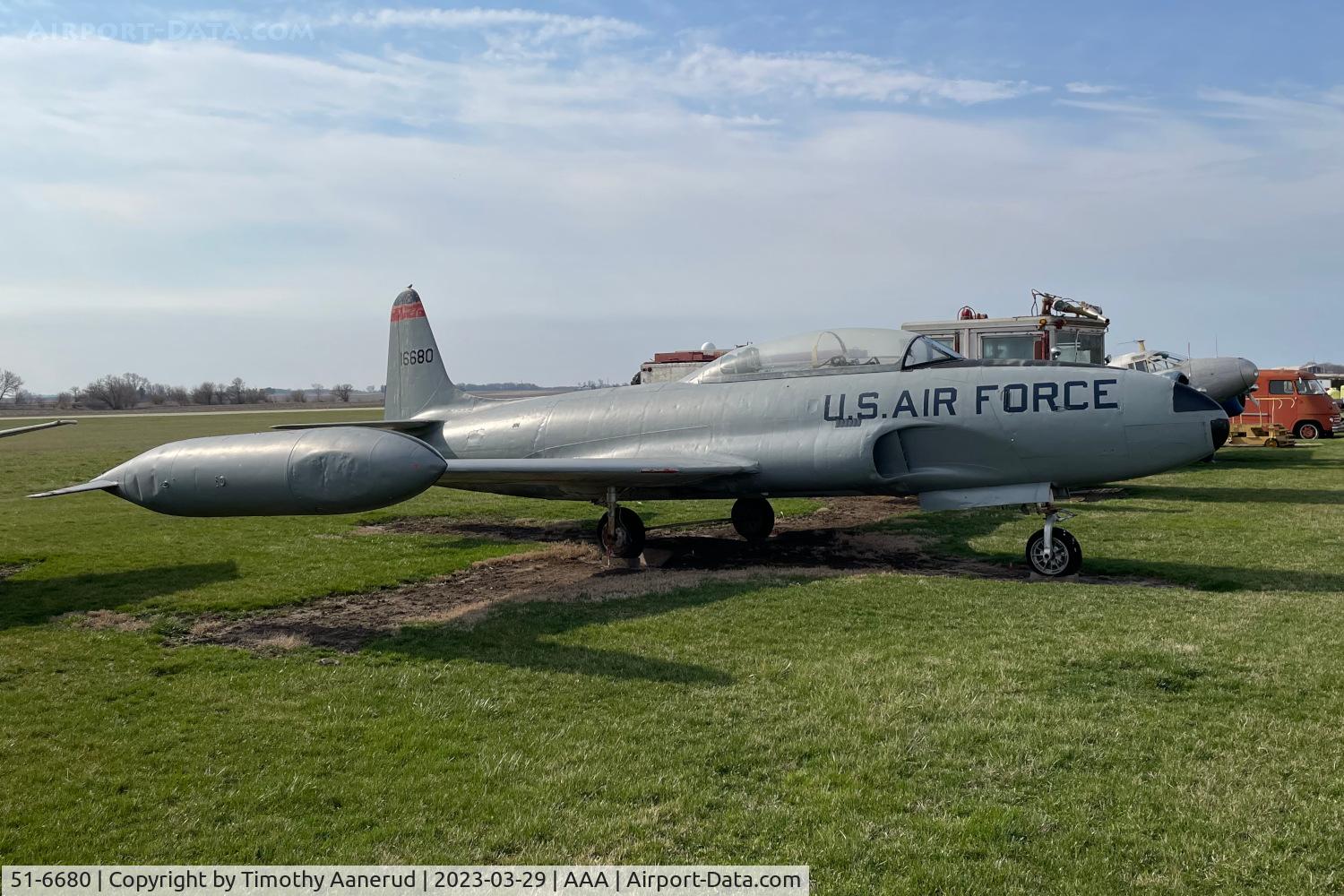 51-6680, 1951 Lockheed T-33A Shooting Star C/N 580-6012, 1951 Lockheed T-33A Shooting Star, c/n: 580-6012