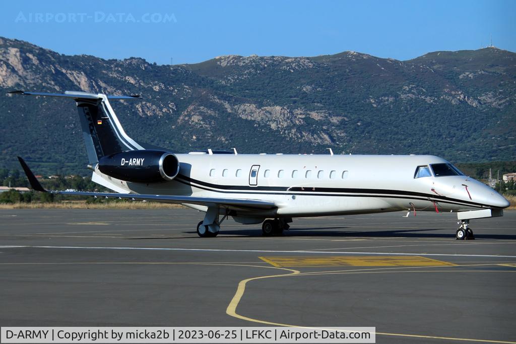 D-ARMY, 2017 Embraer EMB-135BJ Legacy C/N 14501229, Parked