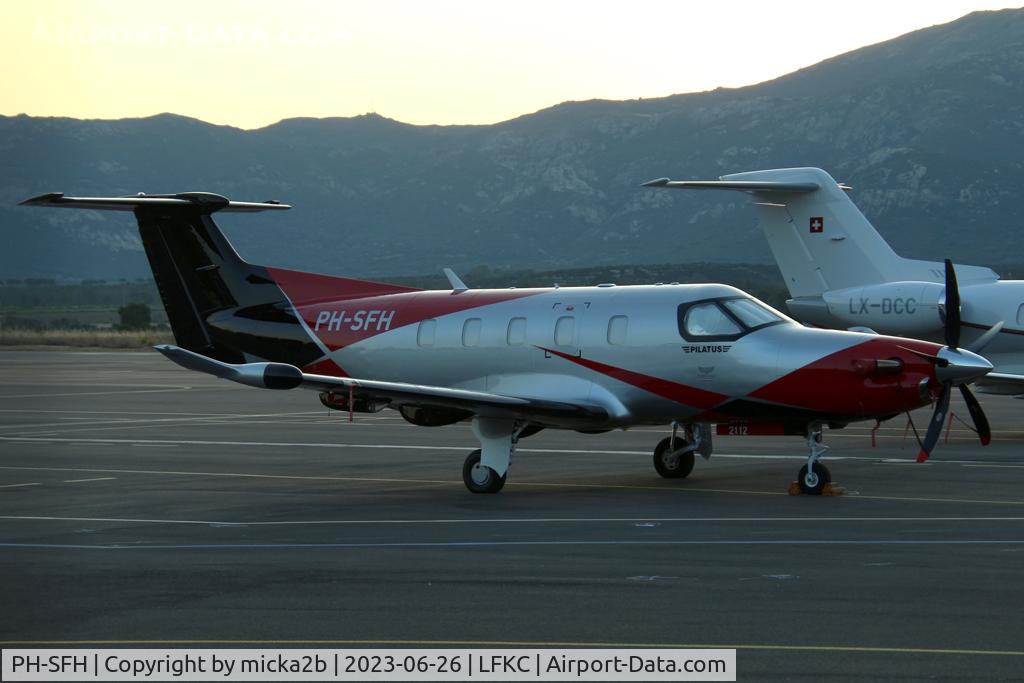 PH-SFH, 2021 Pilatus PC-12/47E NGX C/N 2112, Parked