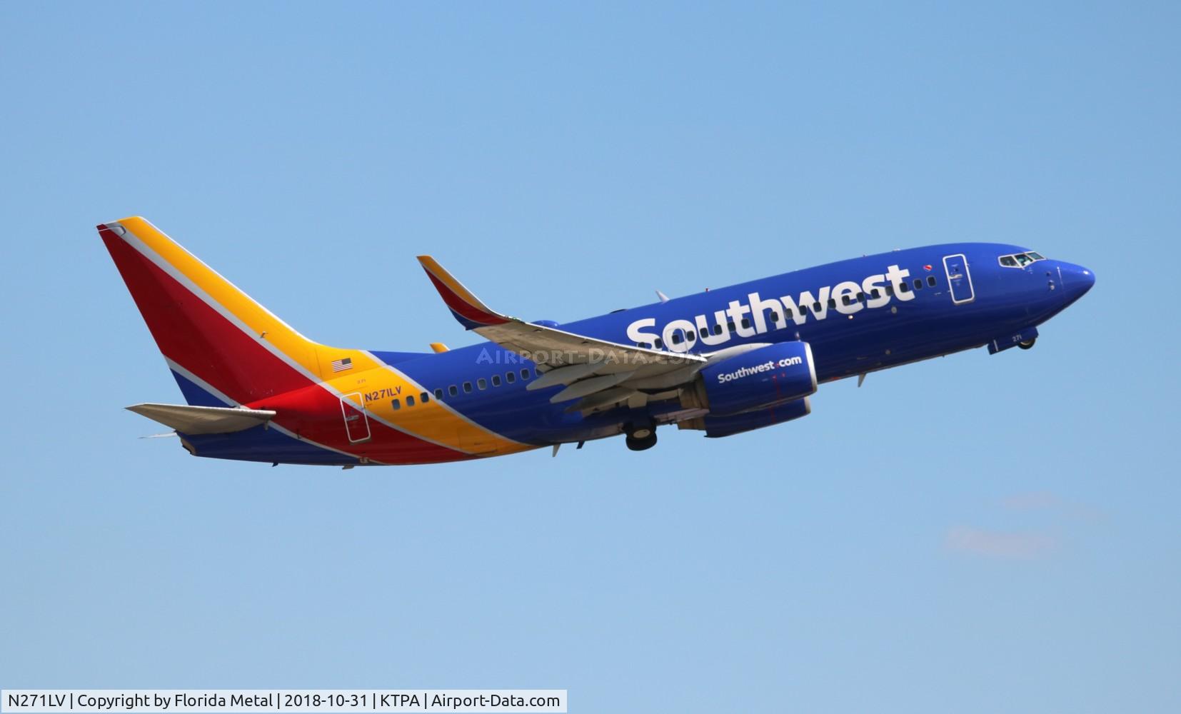 N271LV, 1998 Boeing 737-705 C/N 29090, SWA 737 nc zx TPA