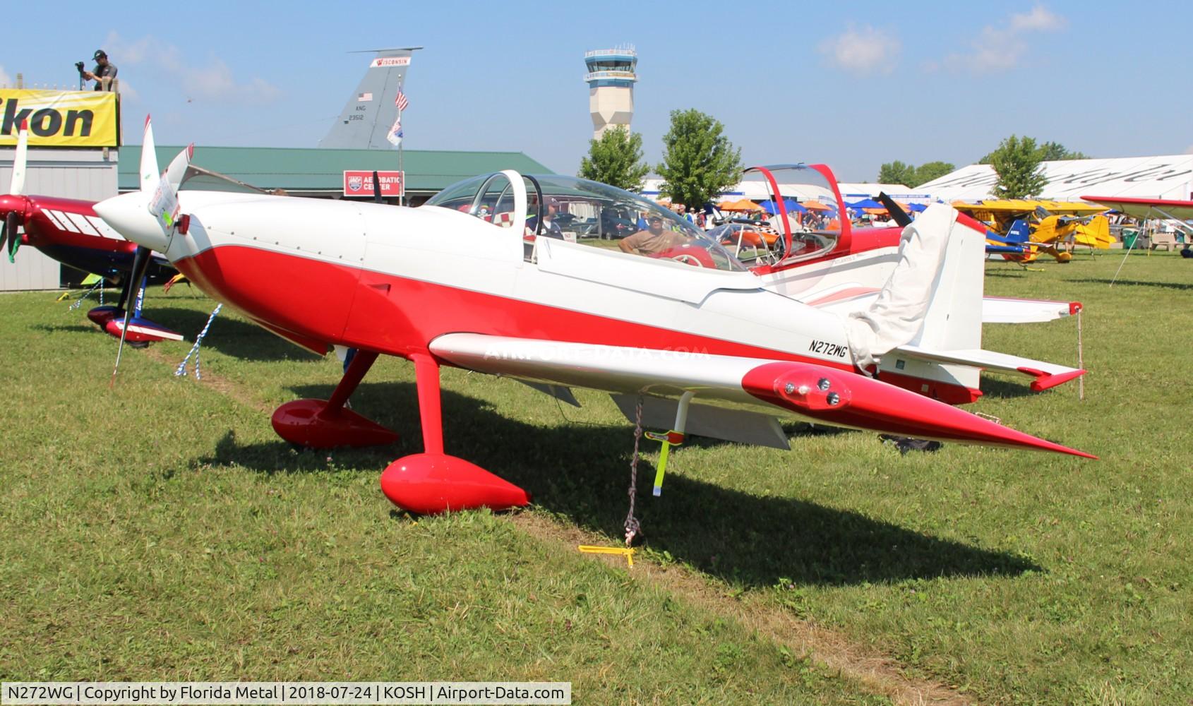 N272WG, 2013 Vans RV-8 C/N 83158, RV-8 zx