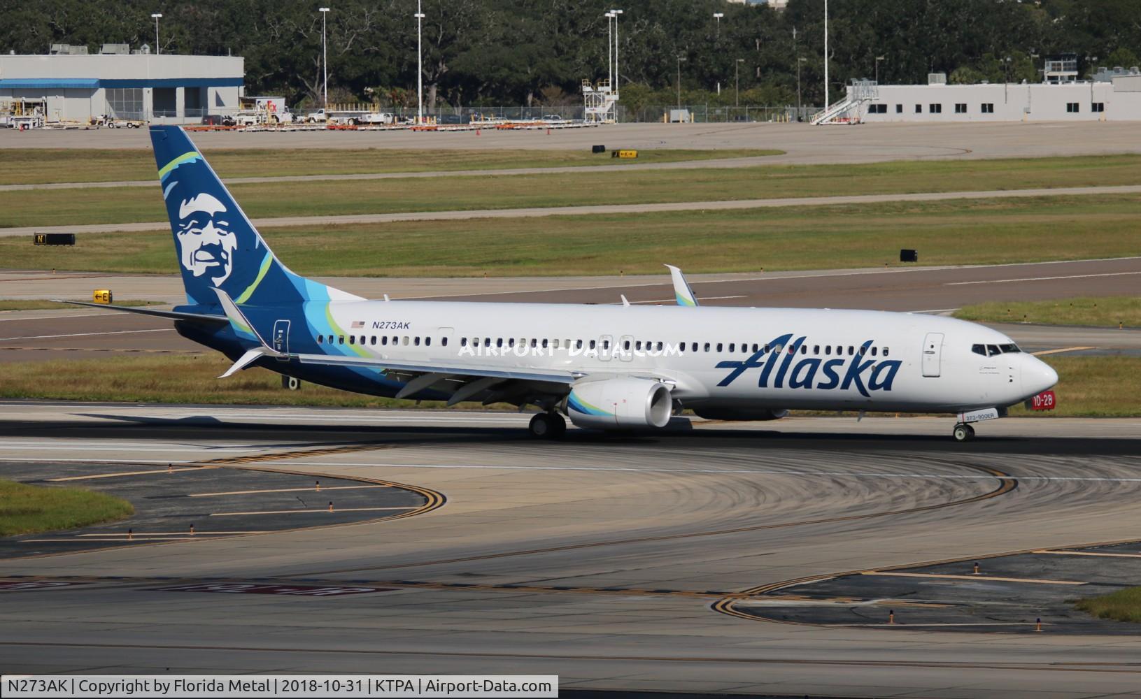 N273AK, 2017 Boeing 737-900/ER C/N 61554, ASA 739 zx TPA
