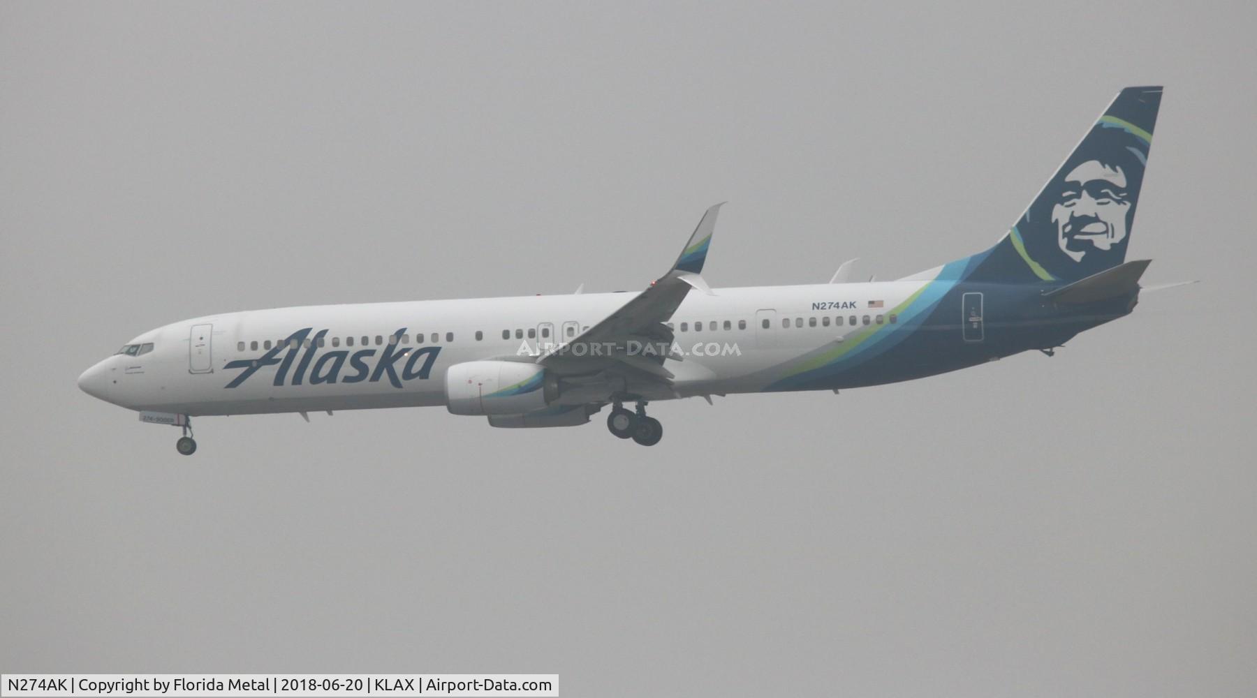N274AK, 2017 Boeing 737-990/ER C/N 61555, ASA 739 zx