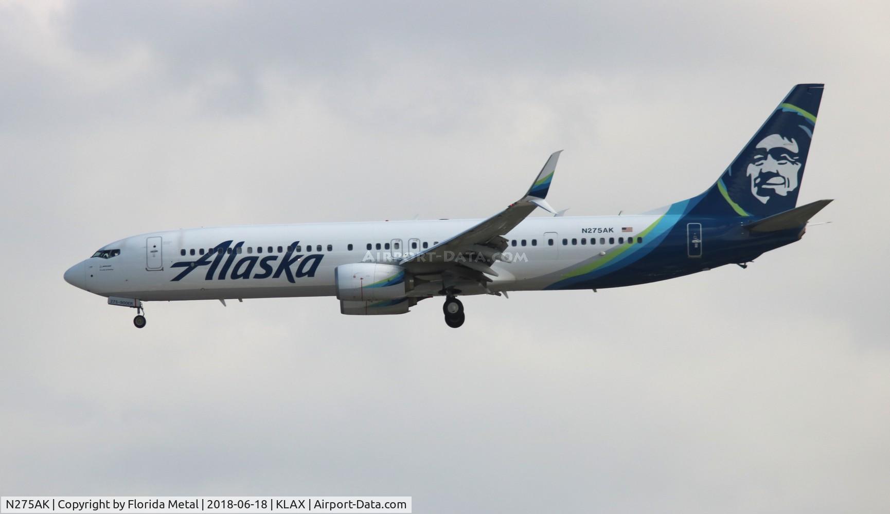 N275AK, 2017 Boeing 737-900/ER C/N 61556, ASA 739 zx