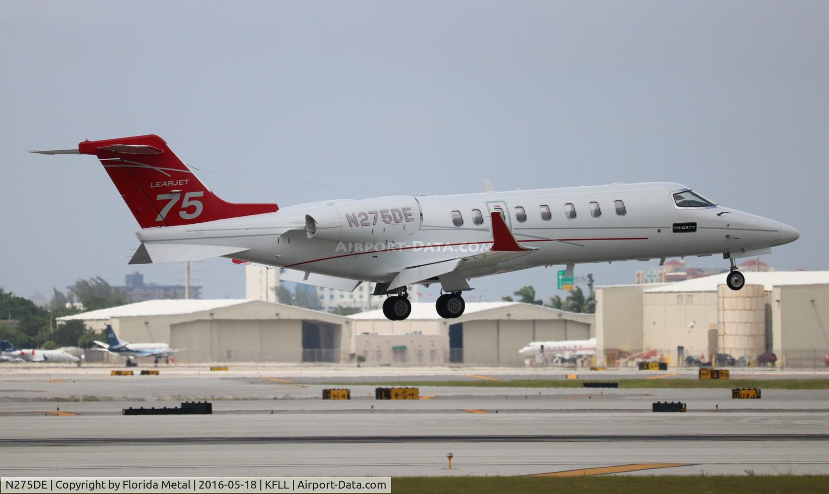 N275DE, 2014 Learjet 75 C/N 45-475, Lear 75 zx FLL