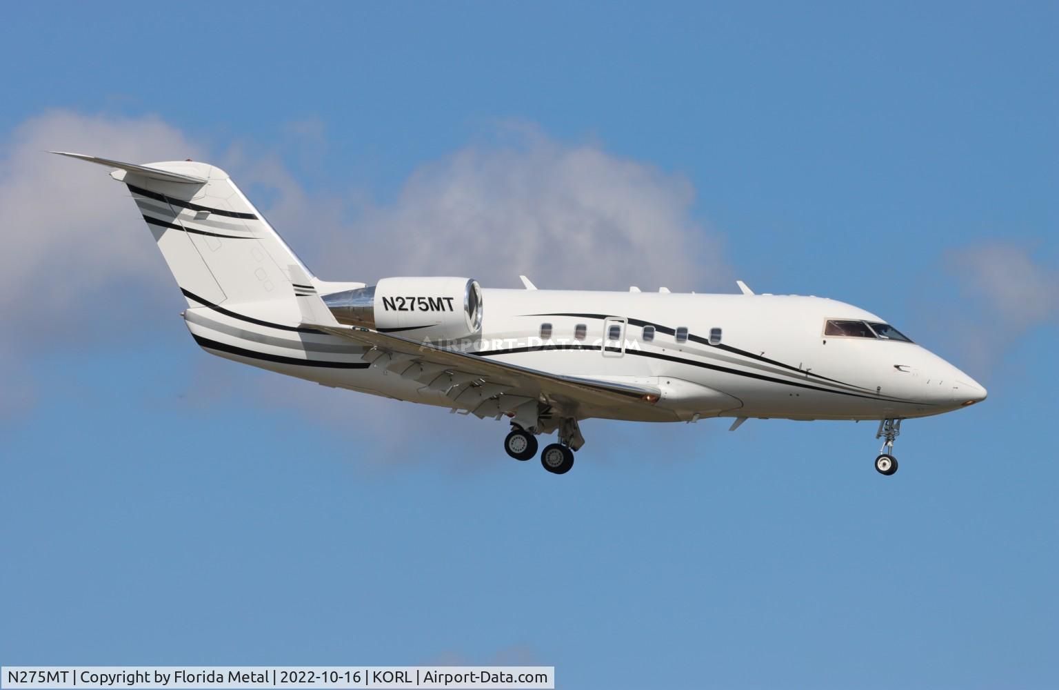 N275MT, 1983 Canadair Challenger 601 (CL-600-2A12) C/N 3007, Challenger 601 zx