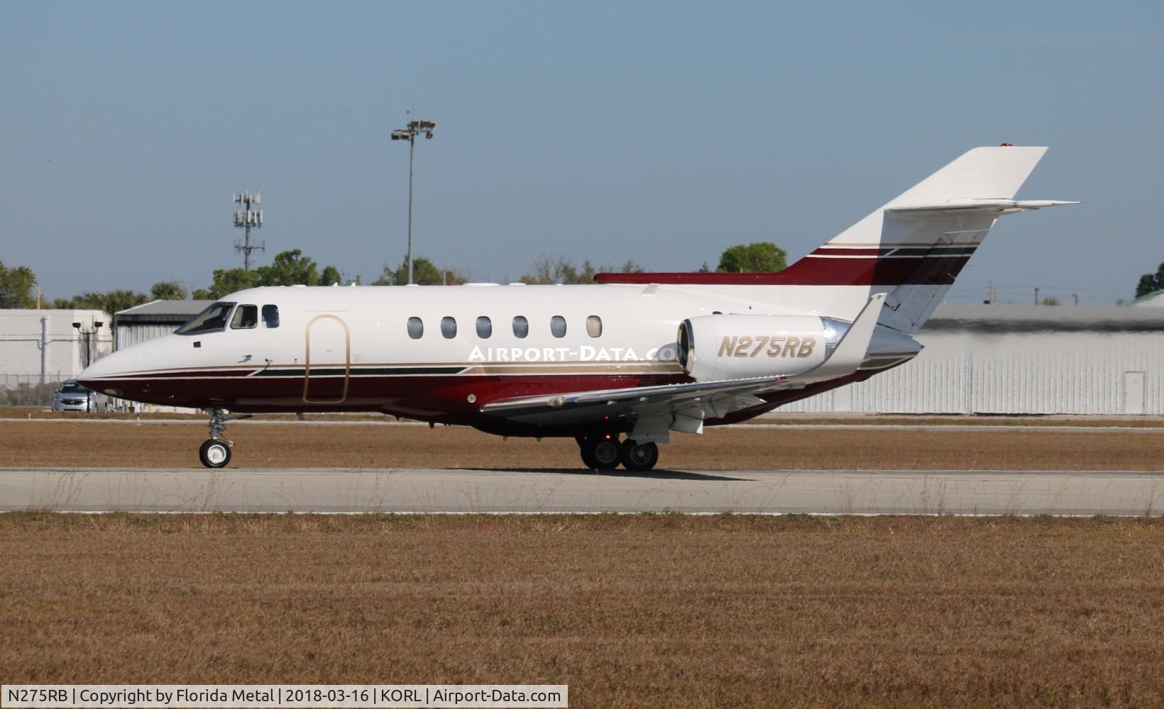N275RB, 1987 British Aerospace BAe.125 Series 800A C/N 258096, Hawker 800 zx