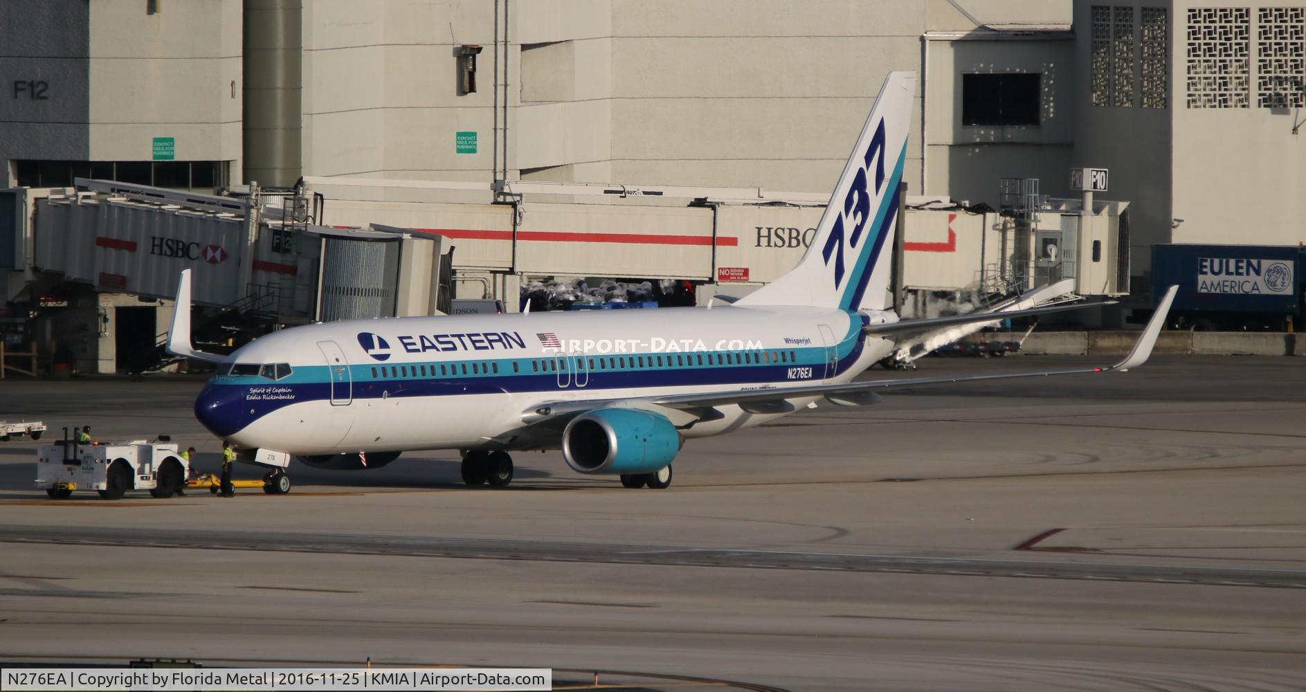 N276EA, 2006 Boeing 737-8AL C/N 35070, EAL 738 zx MIA