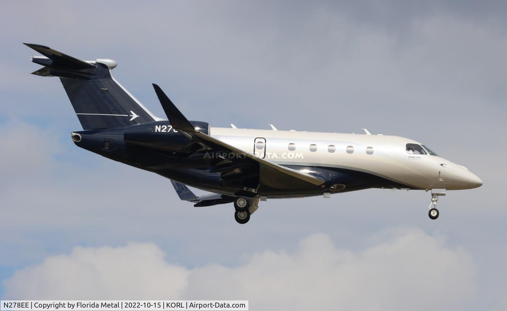 N278EE, 2021 Embraer EMB-545 (Praetor 500) C/N 55010078, Praetor 500 zx