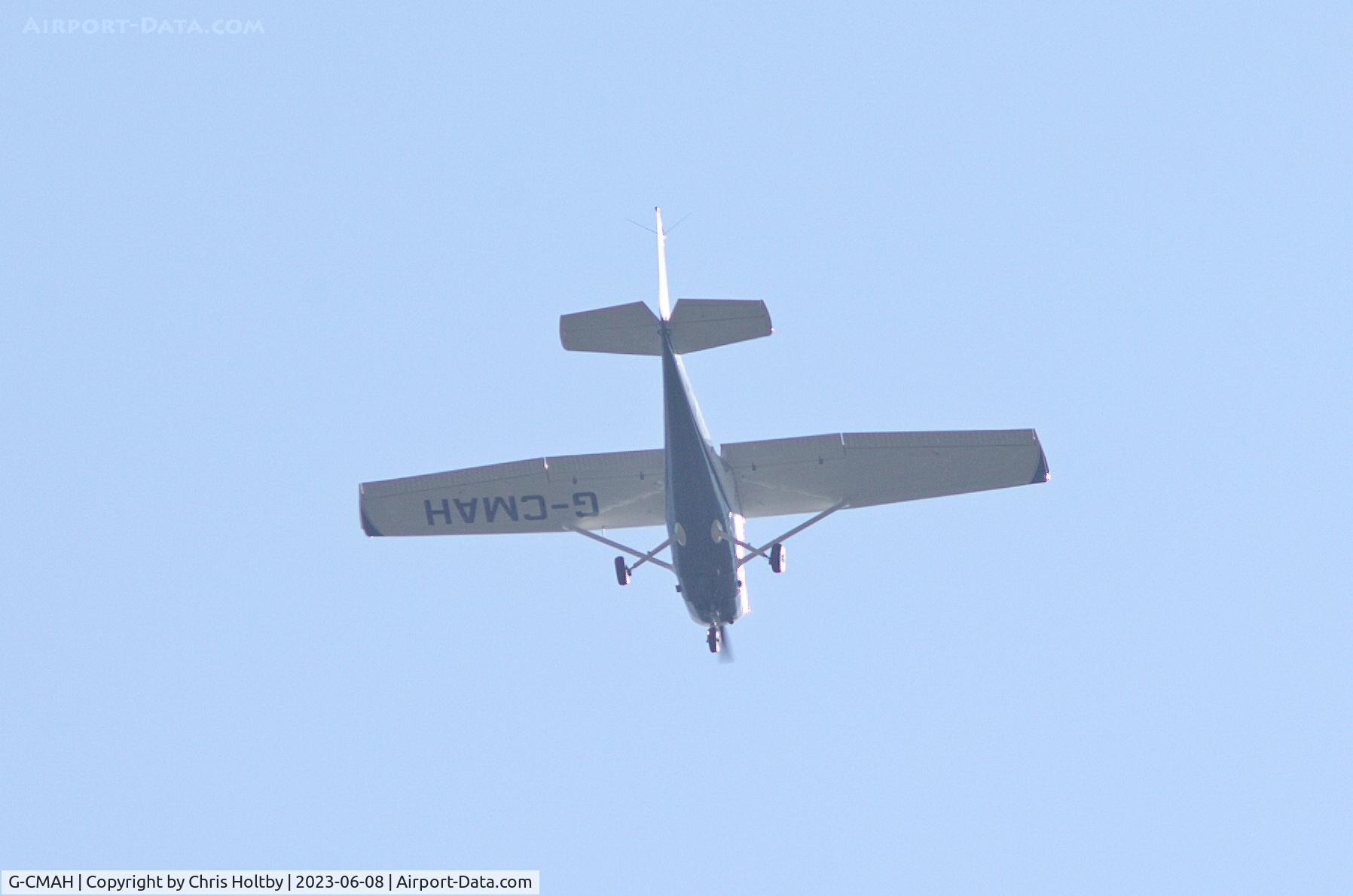 G-CMAH, 1978 Cessna 152 C/N 15281710, Over Potters Bar,  Herts. based at Meppershall, Beds.