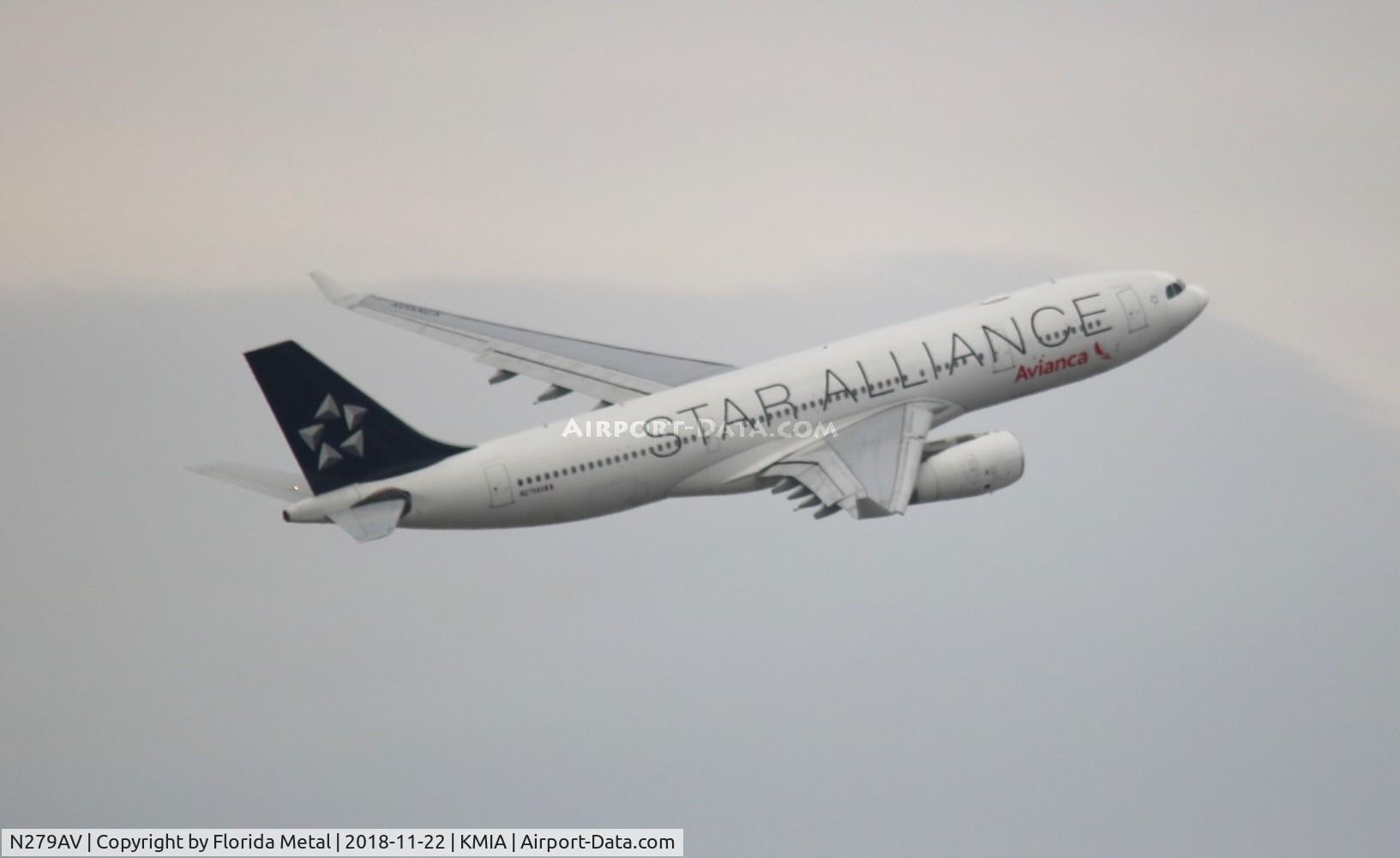 N279AV, 2011 Airbus A330-243 C/N 1279, Avianca A332 zx MIA 8R