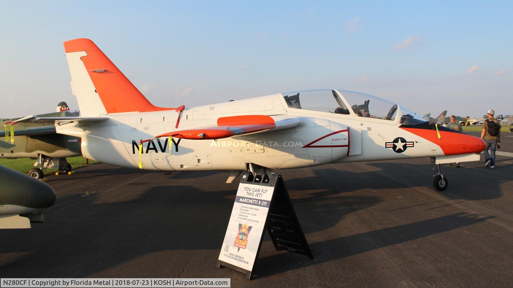 N280CF, 1985 SIAI-Marchetti S-211 C/N 030/02-028, S-211 zx