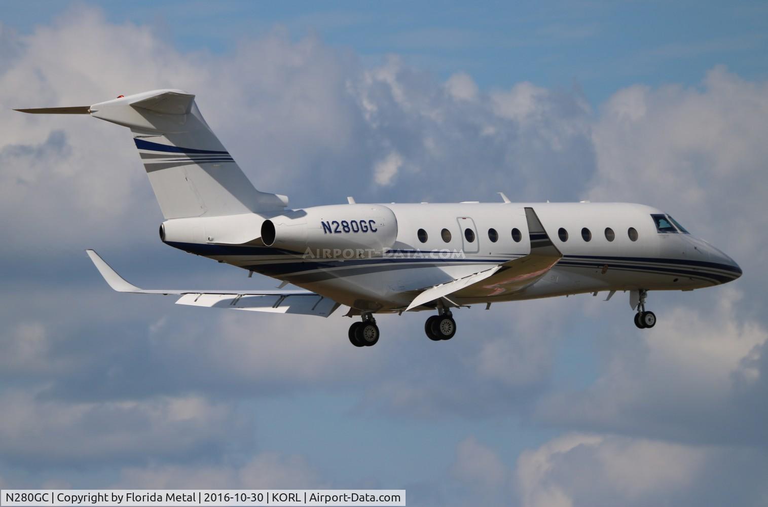 N280GC, 2012 Israel Aircraft Industries Gulfstream G280 C/N 2007, G280 zx