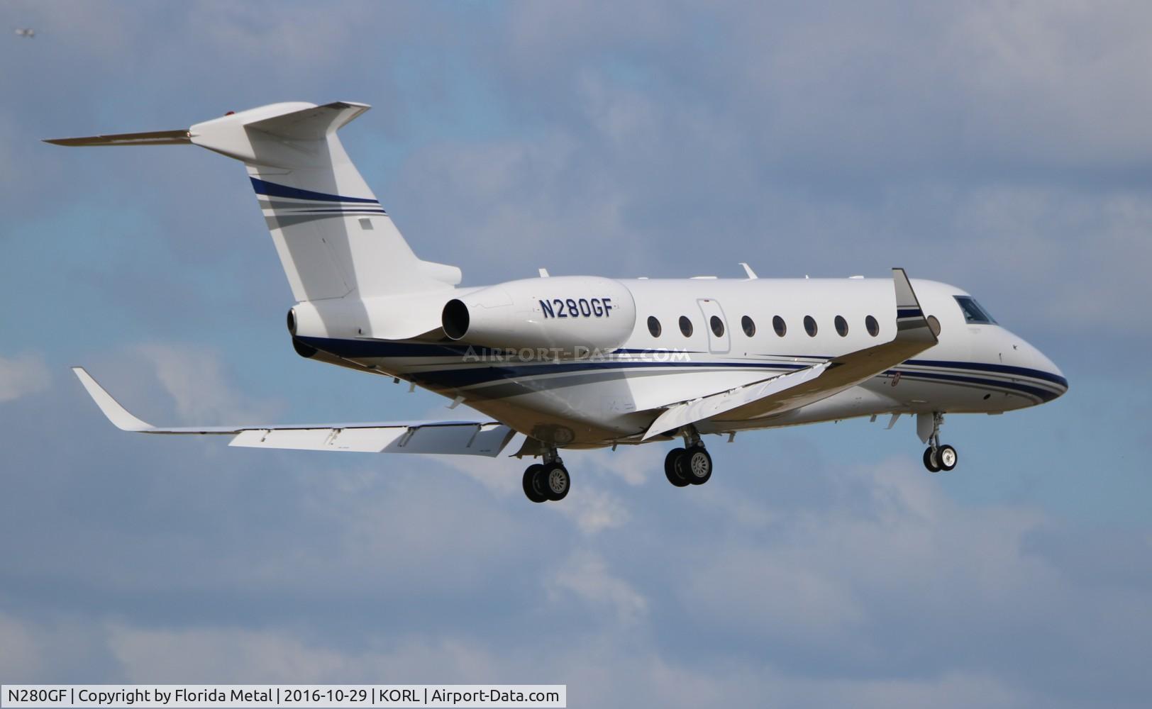 N280GF, 2016 Israel Aircraft Industries Gulfstream G280 C/N 2098, G280 zx