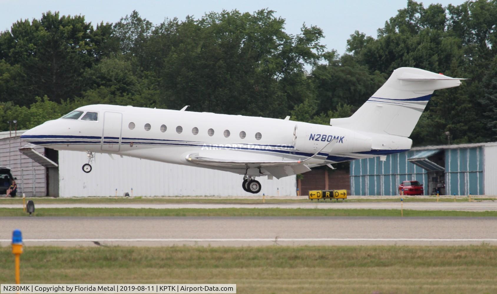N280MK, 2017 Israel Aircraft Industries Gulfstream G280 C/N 2127, G280 zx