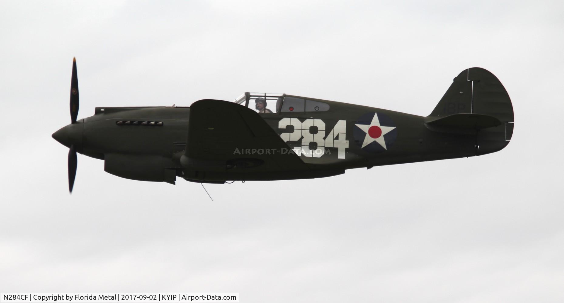 N284CF, 1941 Curtiss P-40B Warhawk C/N 16073, P-40 zx