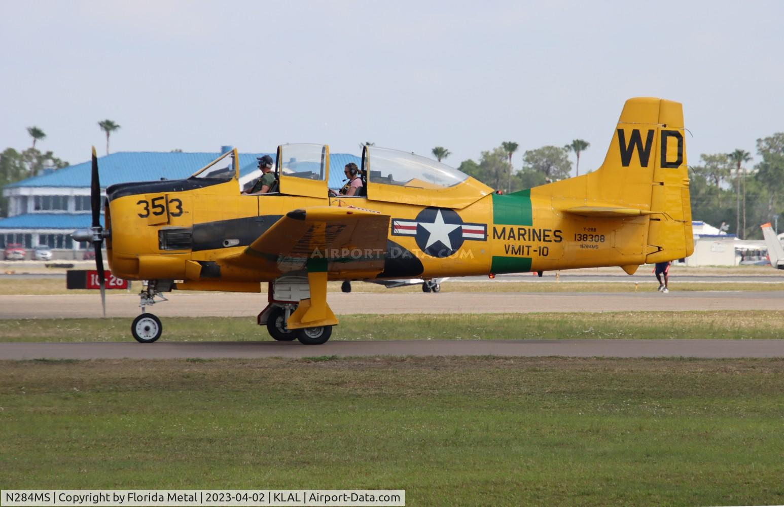 N284MS, North American T-28B C/N 200-379 (138308), T-28 zx